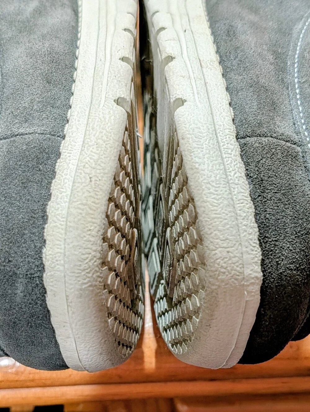 Bruno Marc Men's Gray Suede Chukka Moc Toe Casual Shoes Size 10